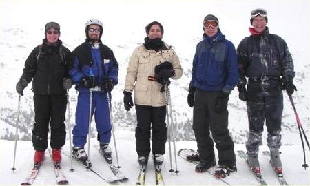 James, Andre, Hamid, Matt and Tim in Obergurgl, Austria (Feb 09)